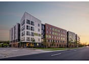 Thumbnail 9 of 15 - Street View Exterior at Apex Apartments, Arlington, VA, 22206
