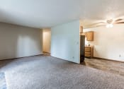 Thumbnail 7 of 10 - Bismarck, ND  Brandon Apartments | 2 Bdrm - Living Room-Dining