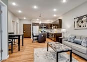 Thumbnail 61 of 83 - a living room and kitchen. Circle Pines, MN Lexington Lofts