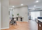Thumbnail 56 of 83 - an open living room with a dining room and a kitchen.  Circle Pines, MN Lexington Lofts