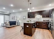 Thumbnail 54 of 83 - an open living room with a kitchen and a living room.  Circle Pines, MN Lexington Lofts