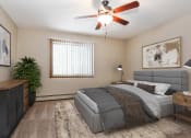 Thumbnail 4 of 10 - Coon Rapids, MN Parkview Estates Apartments | Furnished Bedroom