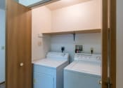 Thumbnail 16 of 44 - the laundry room has two washer and dryer machines. Fargo, ND Country Edge Apartments