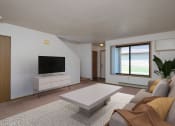 Thumbnail 2 of 14 - a living room with a couch and a coffee table. Fargo, ND Hazelwood Townhomes