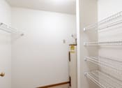 Thumbnail 21 of 23 - the closets in both bedrooms are closets with wire shelves. Fargo, ND Flagstone Apartments