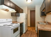 Thumbnail 16 of 32 - Montreal Courts Apartments in Little Canada, MN | Kitchen