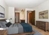 Thumbnail 4 of 13 - Sage Park Apartments in New Brighton, MN | A cozy master bedroom
