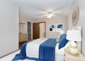 Thumbnail 3 of 41 - Roseville, MN Roseville Apartments | Furnished Bedroom