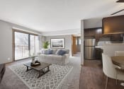 Thumbnail 4 of 14 - St. Louis Park, MN Courtyard Apartments | A Furnished Living Room