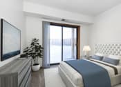 Thumbnail 3 of 14 - St. Louis Park, MN Courtyard Apartments | A Furnished Bedroom