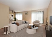 Thumbnail 1 of 30 - St Louis Park, MN Edge of Uptown Apartments | Furnished Living Room
