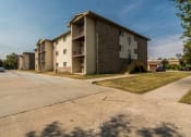 Thumbnail 1 of 27 - Grand Forks, ND Sunview apartments. Exterior view of the three level  Sunview apartments