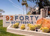Thumbnail 1 of 36 - the sign at the entrance of 92 forty seafront apartments