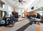 Thumbnail 22 of 36 - the gym at the monarch luxury apartments