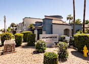 Thumbnail 1 of 23 - a home for sale is shown with a sign in front