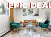 Thumbnail 1 of 36 - A living room with the words "EPIC DEALS" in the foreground.