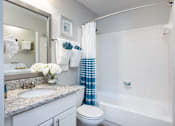Thumbnail 25 of 42 - Tampa Apartments with W/D at Arbour Ponds Aspen bathroom 2x2 950 sq ft