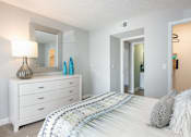 Thumbnail 22 of 42 - Tampa Pet Friendly Apartments at Arbour Ponds Aspen tranquil bedroom 2x2 950 sq ft