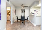 Thumbnail 6 of 42 - Arbour Ponds apartments in Tampa sequoia floor plan dining area 1x1 750 sq ft
