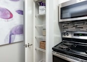 Thumbnail 5 of 42 - Arbour Ponds apartments in Tampa sequoia floor plan kitchen pantry 1x1 750 sq ft