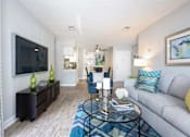Thumbnail 18 of 42 - Tampa Pet Friendly Apartments at Arbour Ponds Aspen spacious living room 2x2 950 sq ft