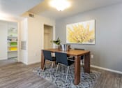 Thumbnail 7 of 43 - the preserve at ballantyne commons apartment dining room with table and chairs