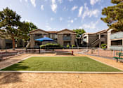 Thumbnail 45 of 47 - our apartments have a fenced in yard with a playground and a pool