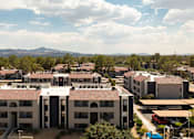 Thumbnail 35 of 36 - a view of the city from the roof of a building