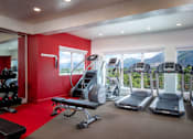 Thumbnail 28 of 42 - A gym with a view of the mountains