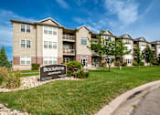 Thumbnail 1 of 9 - an apartment building with a sign that reads bioscience commons at BlackstoneApartments, Fargo, ND, 58104