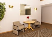 Thumbnail 2 of 5 - a room with a table and three chairs in front of a mirror Pinewood Estates, Zimmerman