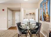 Thumbnail 20 of 30 - Dining Room with Washer and Dryer