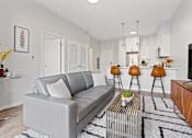 Thumbnail 17 of 50 - Living Room Interior at 23rd Place Apartments, Illinois, 60616
