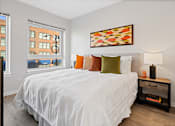 Thumbnail 18 of 50 - Beautiful Bright Bedroom With Wide Windows at 23rd Place Apartments, Chicago, IL, 60616