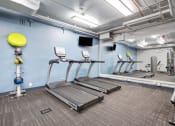 Thumbnail 28 of 39 - fitness center with cardio equipment at Eden Commons, Chicago, IL, 60616