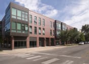 Thumbnail 41 of 59 - Corner Exterior image of one of the Park Boulevard IIB buildings, plus surrounding neighborhood
