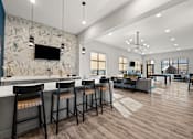 Thumbnail 44 of 60 - Community Kitchen with Long Island at Ardmore Meadows, Whitsett, NC, 27377