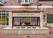 Thumbnail 16 of 35 - A fireplace with the words "Sophia Square" written above it.