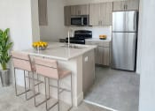 Thumbnail 2 of 14 - The Bell Apartments kitchen layout at 216 E State St in Trenton, NJ
