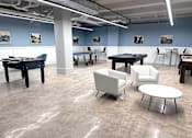 Thumbnail 8 of 14 - Bell Lofts apartments Game Room and Lounge with billiards, ping pong, shuffleboard and foosball