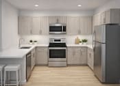 Thumbnail 3 of 7 - The Maddox at 640 Greenwood Ave Trenton NJ - Kitchen in a One Bedroom Apartment
