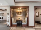 Thumbnail 11 of 44 - common area with a sitting booth  at Victoria Park and V2 Apartments, St. Paul, MN, 55102