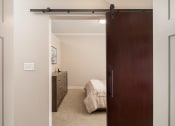 Thumbnail 6 of 42 - View of bedroom with modern sliding sliding door  at The Whitley, Minnesota