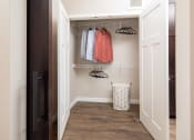Thumbnail 8 of 42 - View of spacious closet at The Whitley apartments in St. Paul, MN.