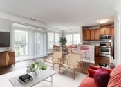 Thumbnail 13 of 14 - Living Area With Kitchen View at The Tuscany, Virginia, 22304