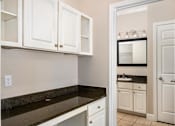 Thumbnail 18 of 25 - Kitchen Countertop at Puller Place Apartments, North Carolina