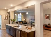 Thumbnail 15 of 23 - Kitchen cabinets at Siena Luxury Residences, Cinnaminson, New Jersey
