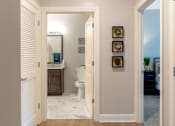 Thumbnail 18 of 23 - Bedroom with bathroom at Siena Luxury Residences, Cinnaminson, NJ, 08077