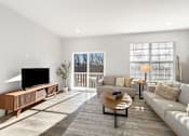 Thumbnail 7 of 20 - Living Room With TV at Forge Overlook, Halethorpe Maryland