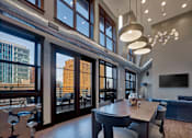 Thumbnail 12 of 21 - clubhouse dining area at 520 Lofts, Allentown